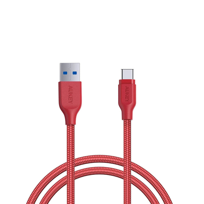 AUKEY CB-AC1 Braided Nylon USB 3.1 TO USB-C Charge & Sync Cable (1.2m)