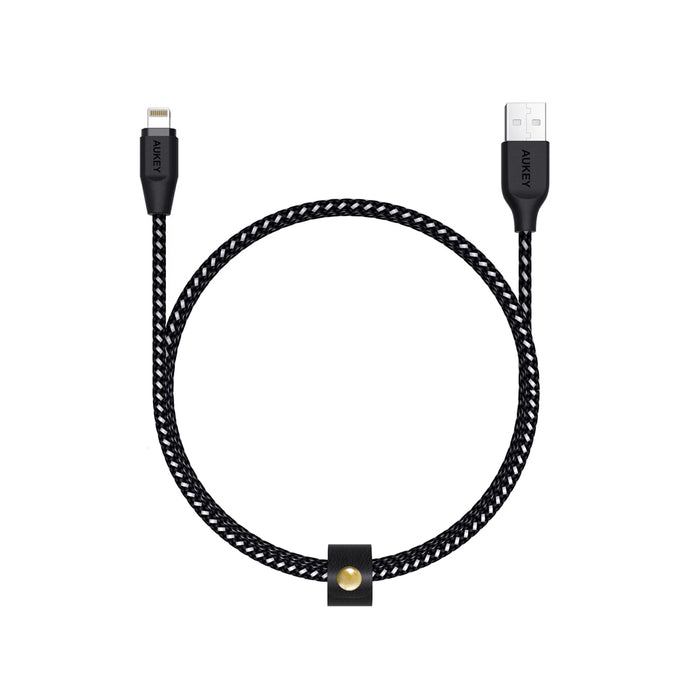 Aukey CB-AL1 Braided Nylon Mfi Lightning Cable 1.2m